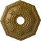 Ekena Millwork Nottingham Ceiling Medallion (Fits Canopies up to 4 5/8"), 18"OD x 3 1/2"ID x 1 1/2"P, Gold CM18NTGLS - alternate 1